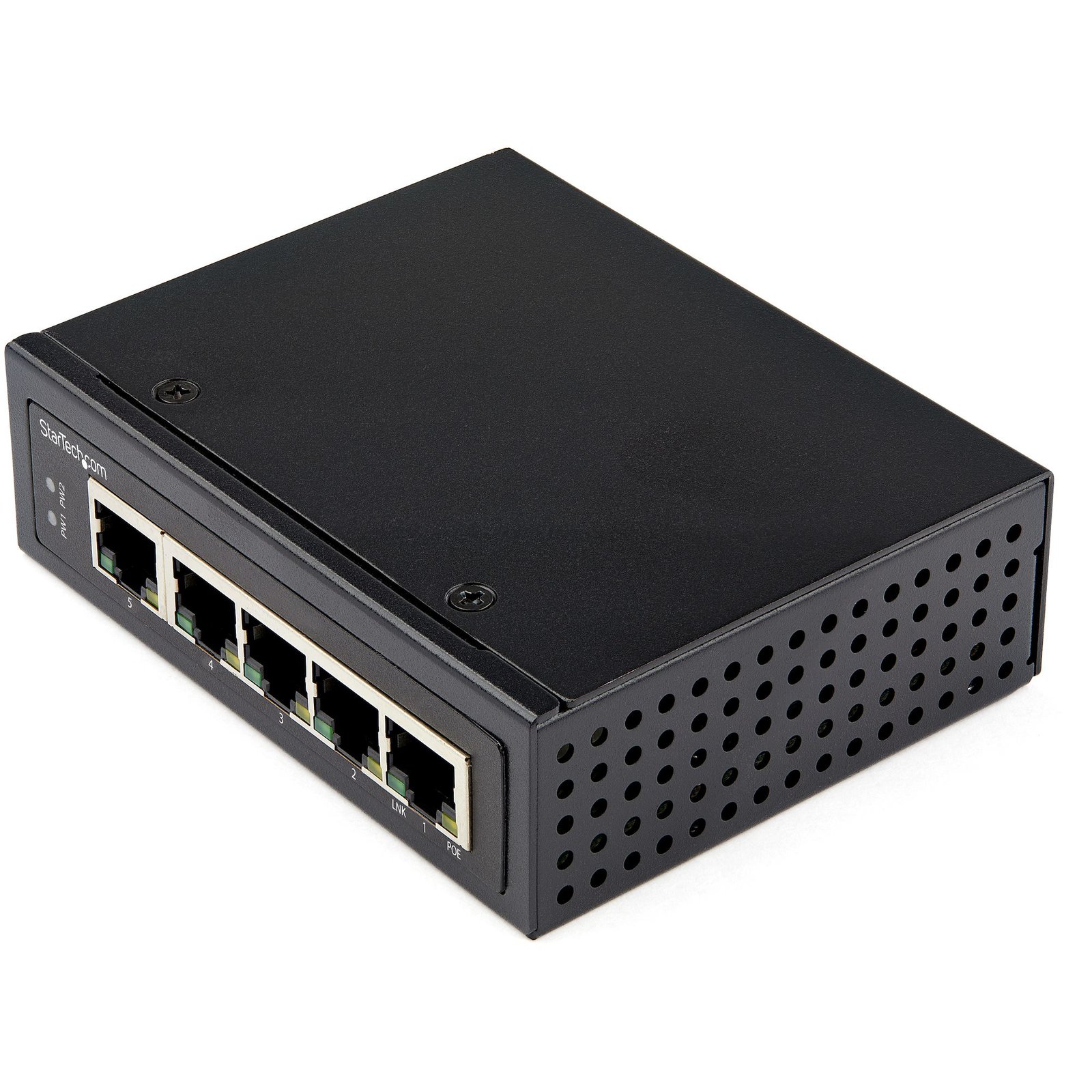 Startech Canada StarTech.com Industrial 5 Port Gigabit PoE Switch - 30W - Power Over Ethernet - IESC1G50UP