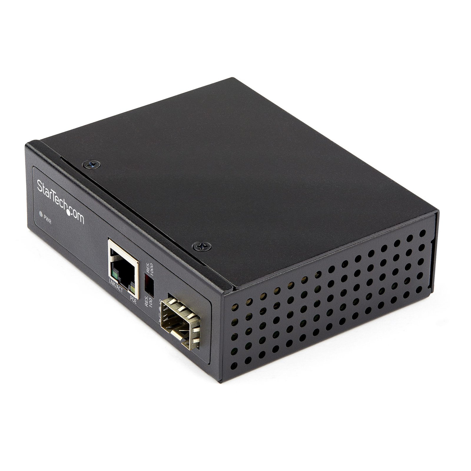Startech Canada StarTech.com PoE+ Industrial Fiber to Ethernet Media Converter 60W - SFP RJ45 - IMC1GSFP60W