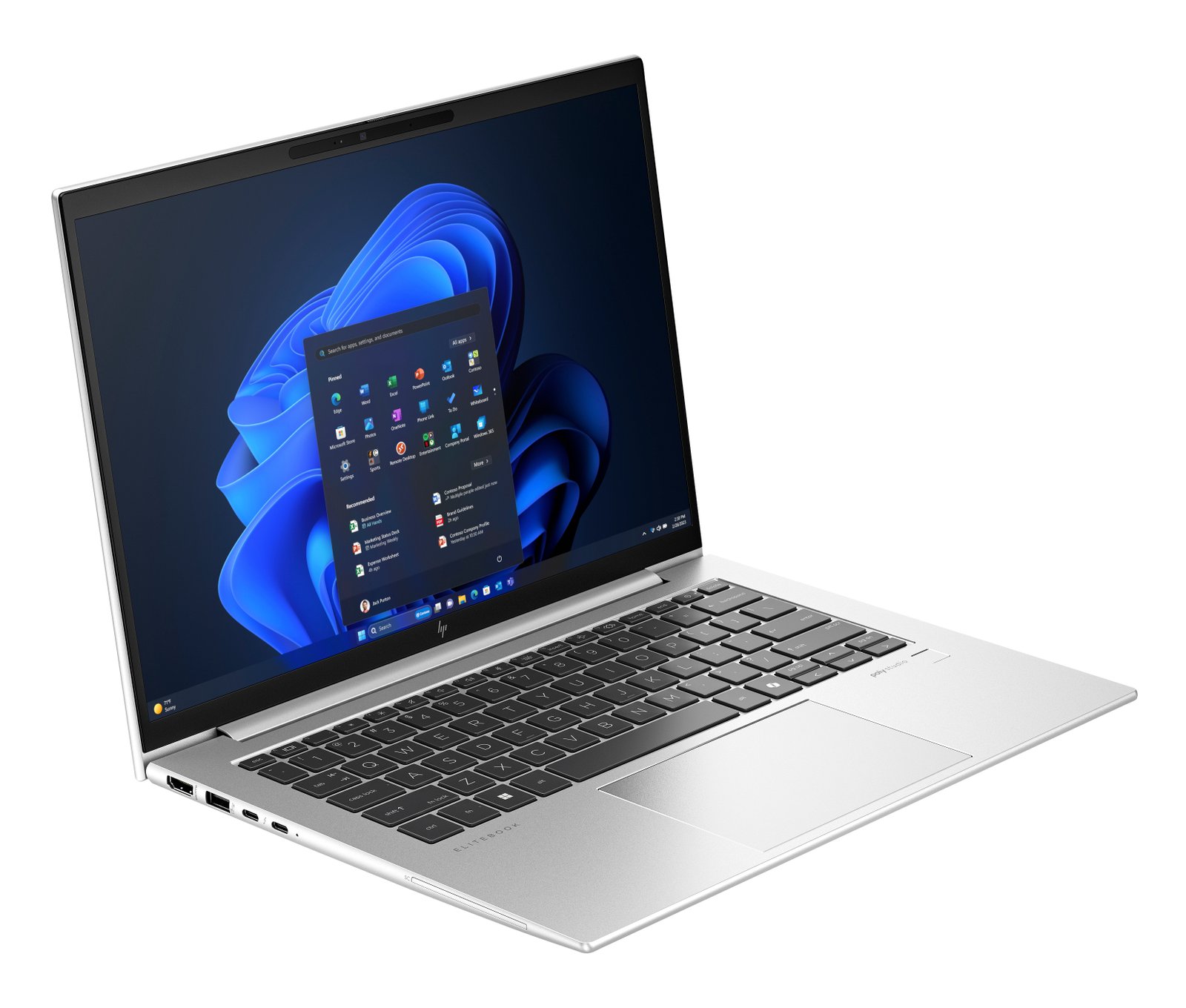 HP EliteBook 845 G11 AMD Ryzen™ 7 8840U Laptop 35.6 cm (14") WUXGA 16 GB DDR5-SDRAM 512 SSD Wi-Fi A76V6UC#ABA