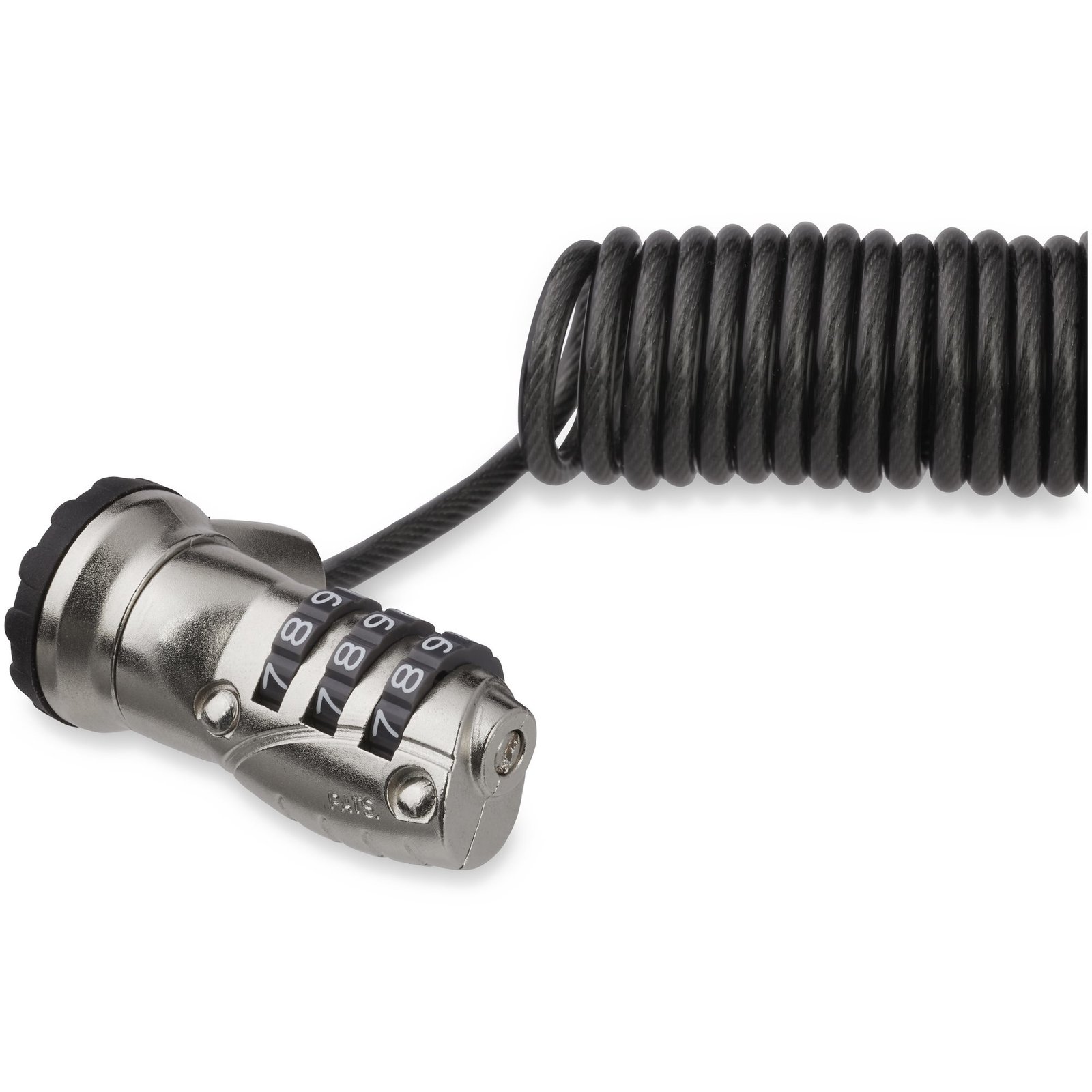 Startech Canada StarTech.com 6ft (1.8m) Self-Coiling Laptop Cable Lock - Portable 3-Digit LTLOCK3DCOIL