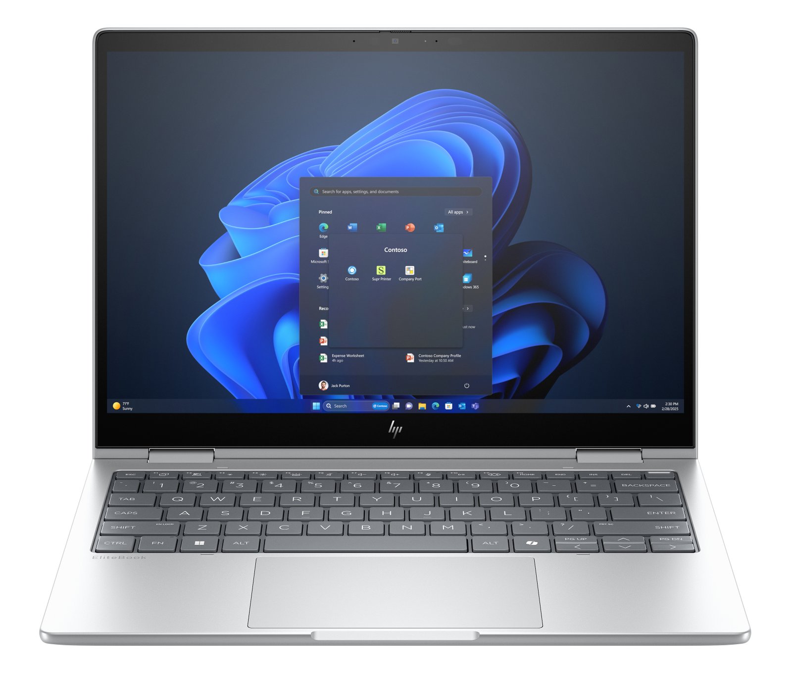 HP EliteBook 8 Flip G1i 13 inch Notebook AI PC Wolf Pro Security Edition Intel Core Ultra 7 265U BE8V2UT#ABA