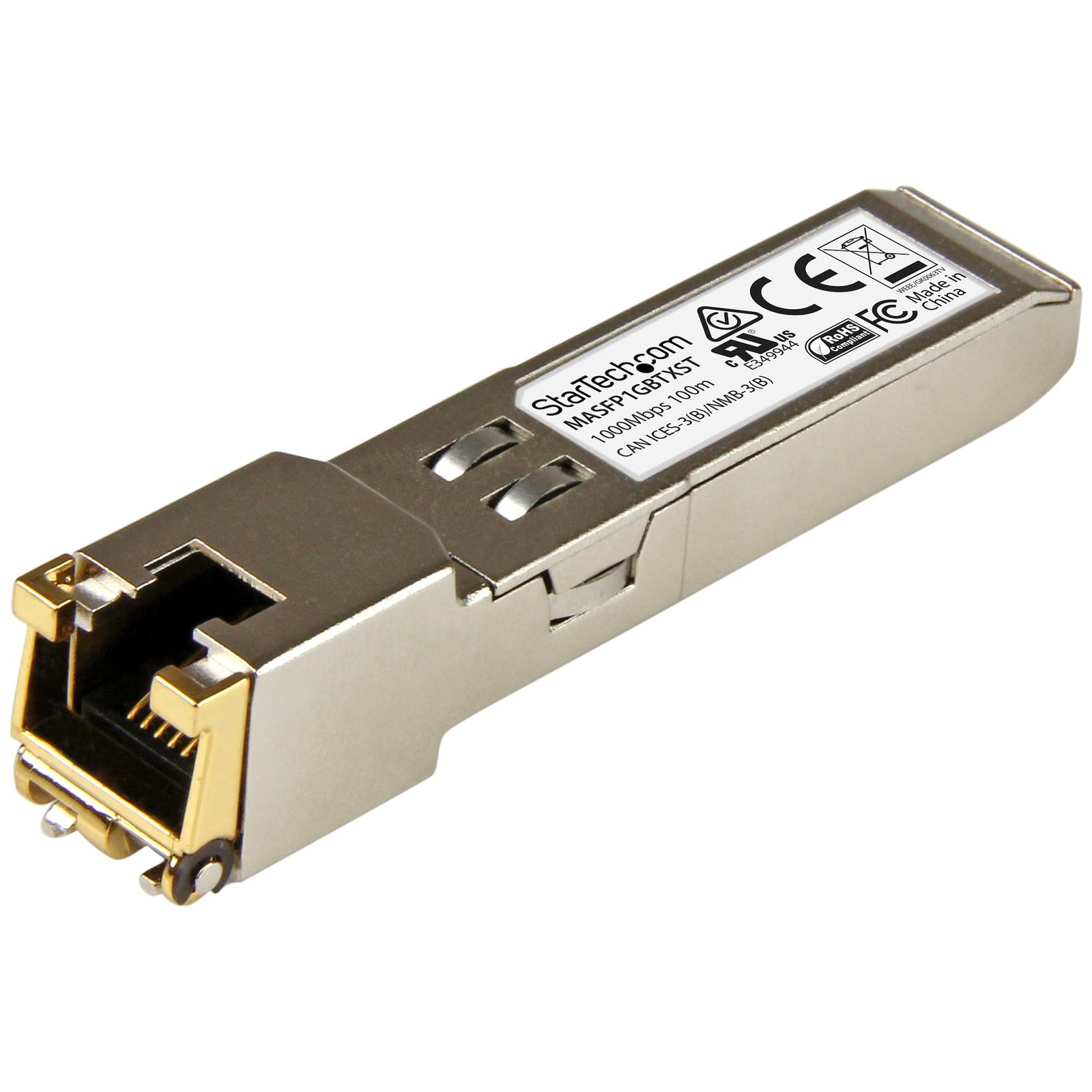 Startech Canada StarTech.com Cisco Meraki MA-SFP-1GB-TX Compatible SFP Module - 1000BASE-T - to MASFP1GBTXST