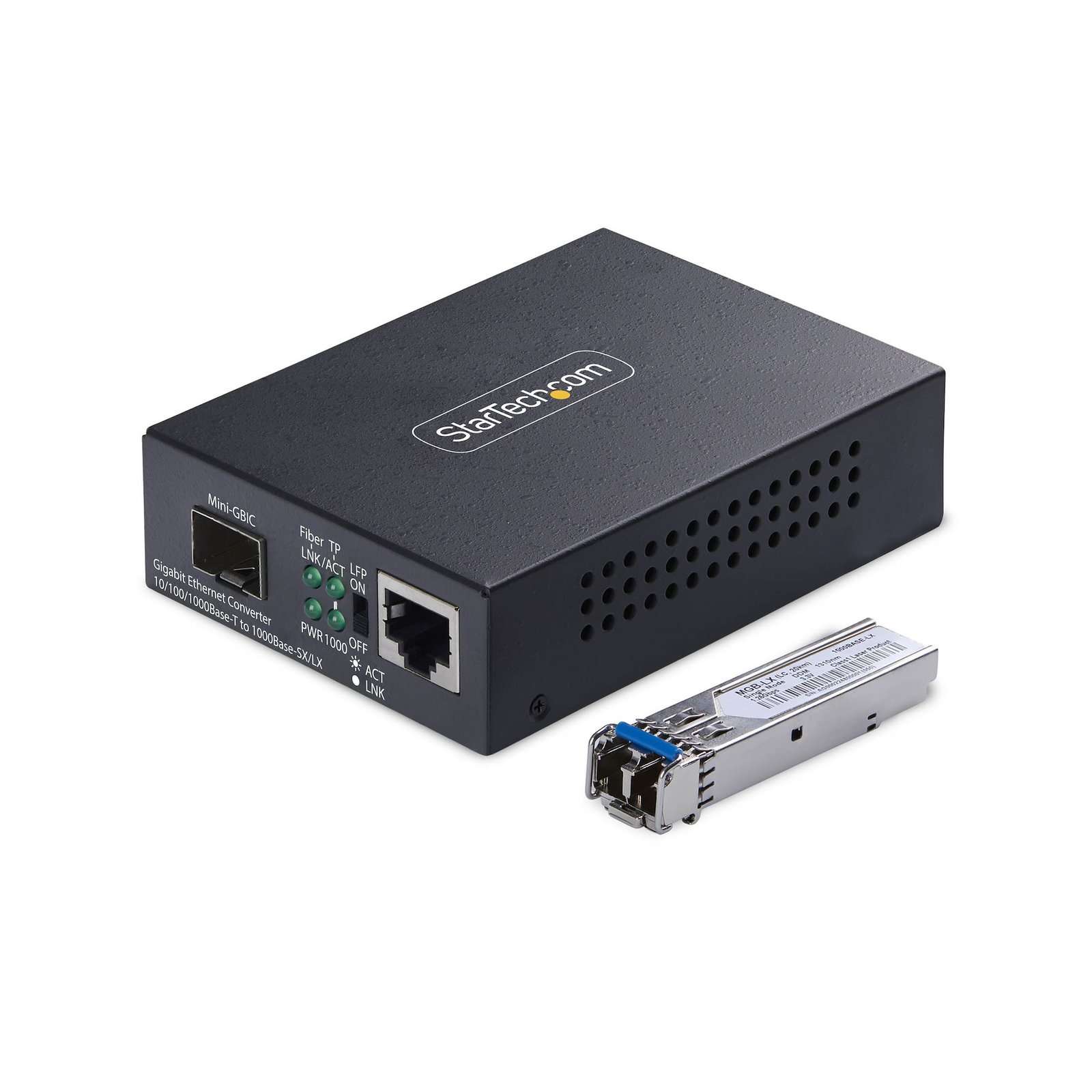 Startech Canada StarTech.com Single-Mode (SM) LC Fiber Media Converter for 10/100/1000 Networks, MCM1110SMLC40