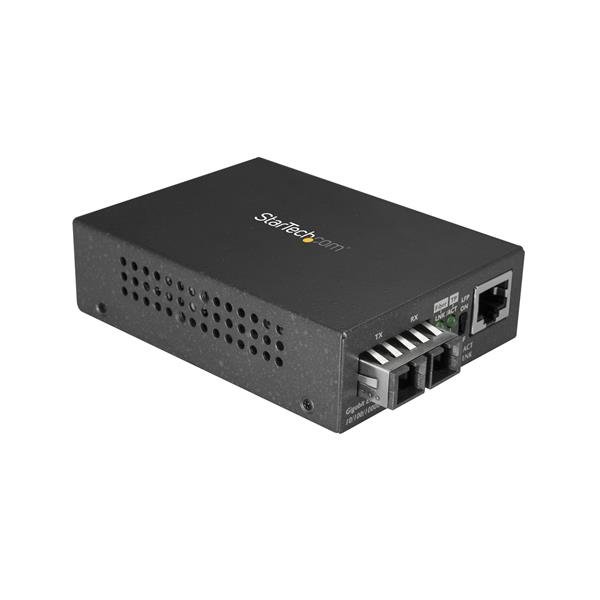 Startech Canada StarTech.com Single-Mode (SM) SC Fiber Media Converter for 10/100/1000 Networks, MCMGBSCSM10