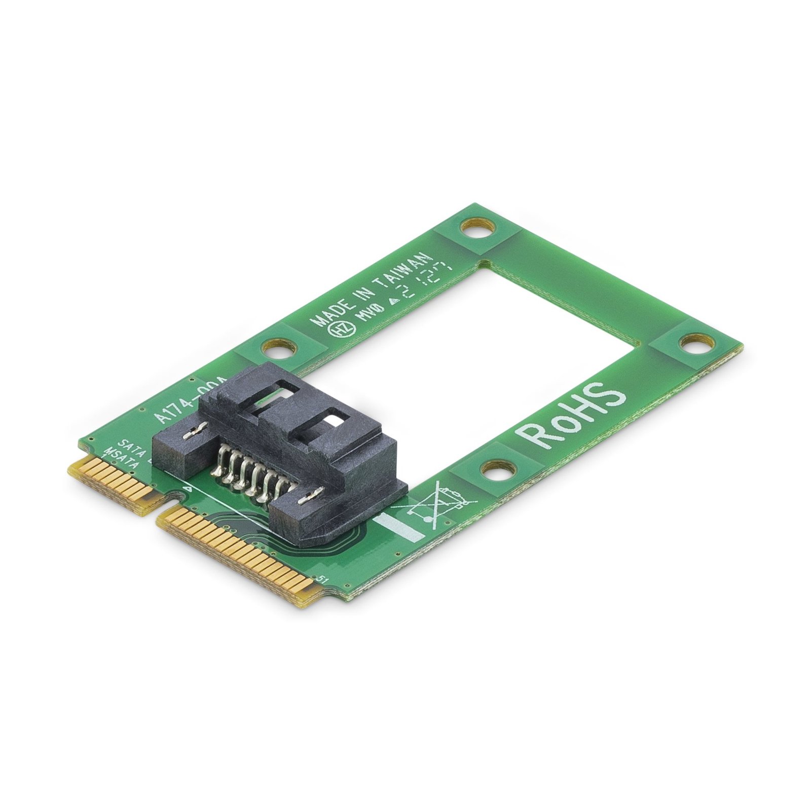 Startech Canada StarTech.com SATA Drive to mSATA Host Adapter for 2.5in / 3.5in Drives - TAA MSAT2SAT3