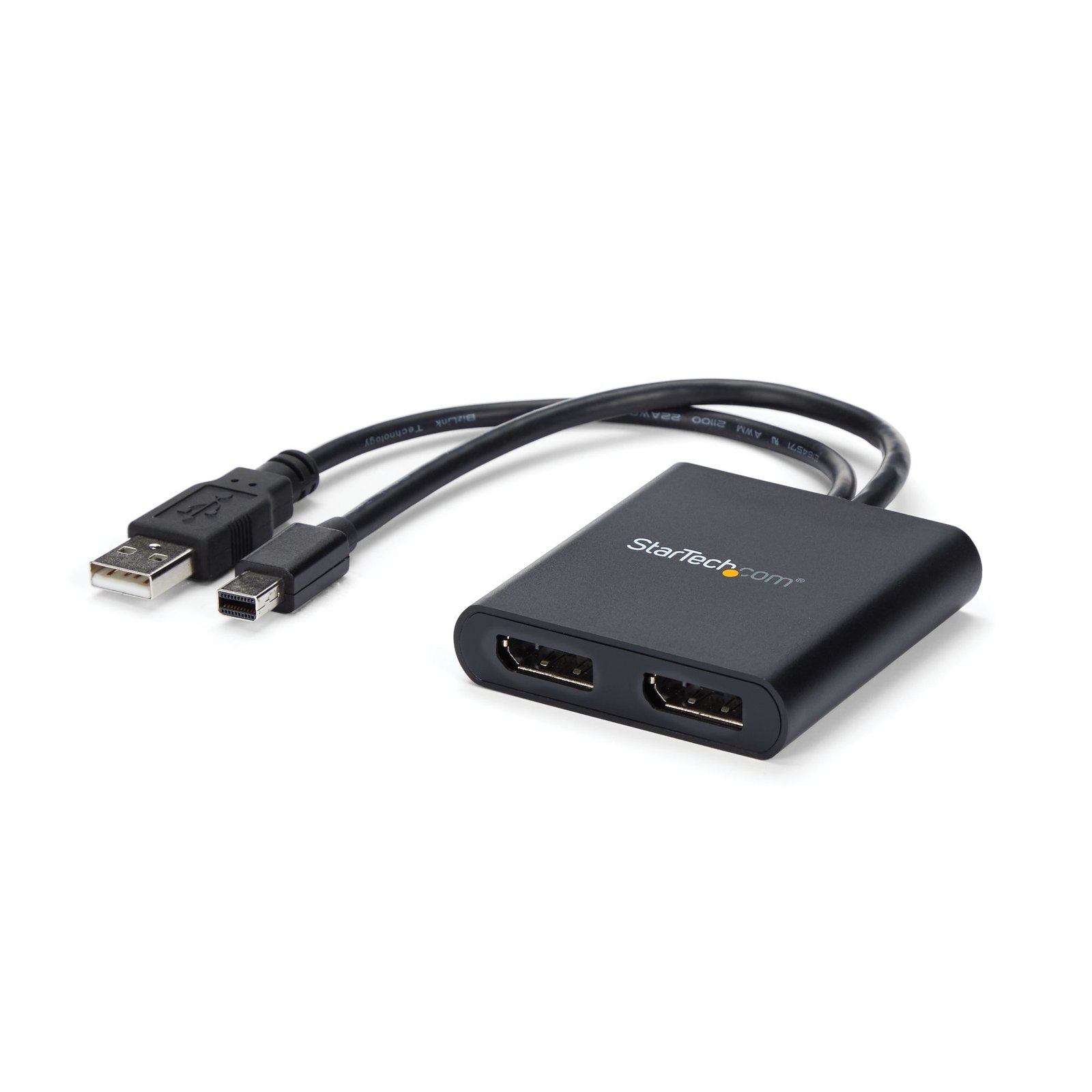 Startech Canada StarTech.com 2-Port Multi Monitor Adapter - Mini DisplayPort to 2x MST Hub - Dual MSTMDP122DP