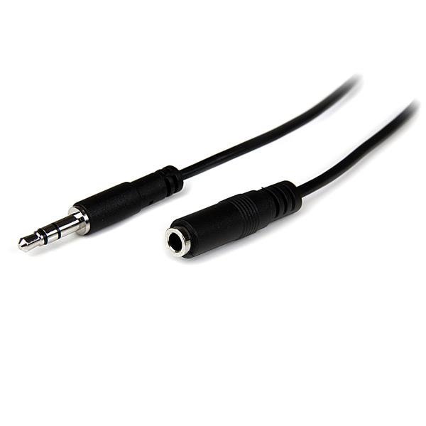 Startech Canada StarTech.com 1m Slim 3.5mm Stereo Extension Audio Cable - M/F MU1MMFS