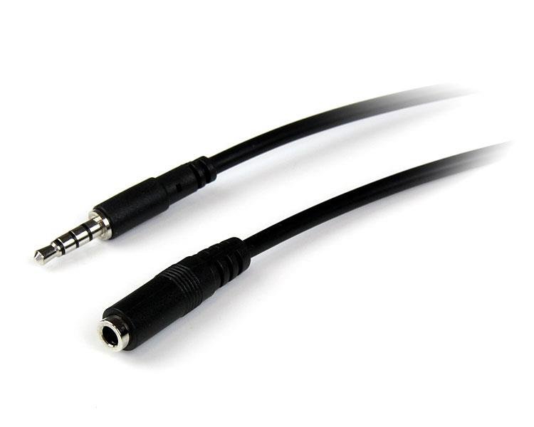 Startech Canada StarTech.com 2m 3.5mm 4 Position TRRS Headset Extension Cable - M/F MUHSMF2M