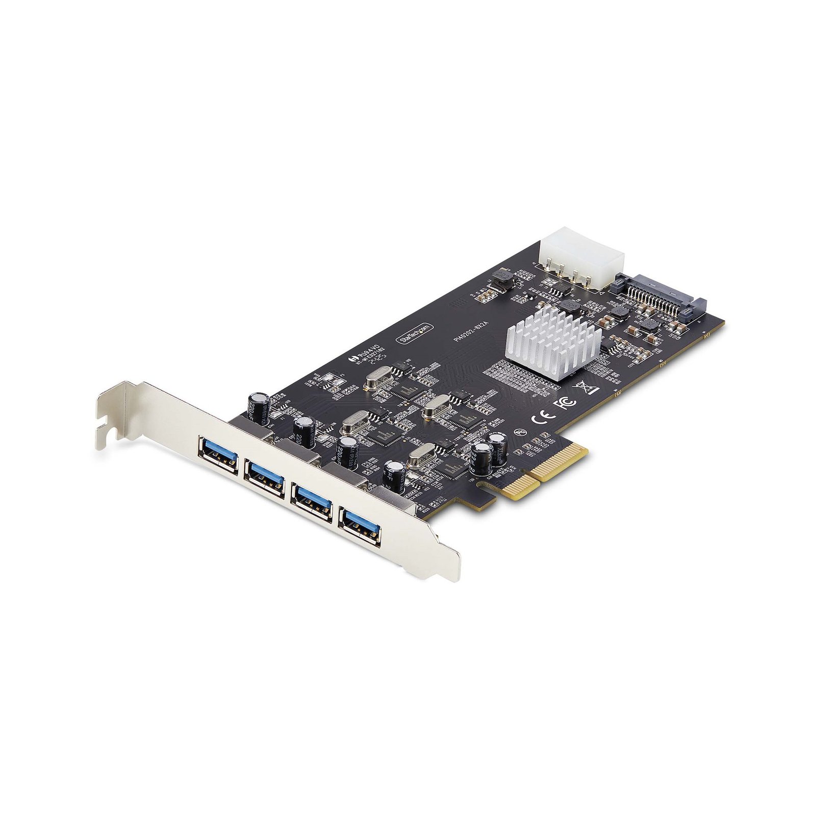 Startech Canada StarTech.com 4-Port USB PCIe Card, 3.2 5Gbps, PCI Express Expansion with 4x P5Q4A-USB-CARD