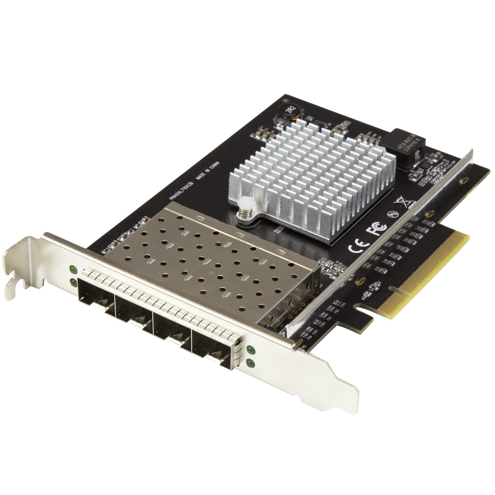 Startech Canada StarTech.com Quad Port 10G SFP+ Network Card - Intel XL710 Open Converged Adapter - PEX10GSFP4I