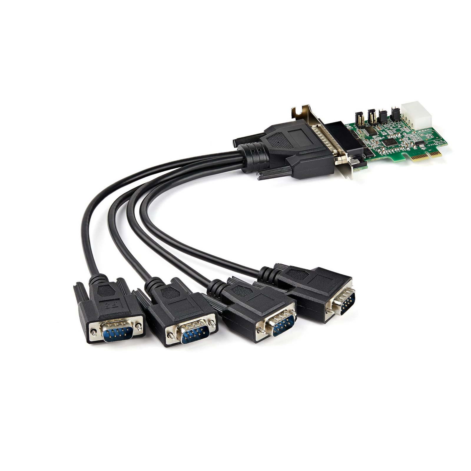 Startech Canada StarTech.com 4-port PCI Express RS232 Serial Adapter Card - PCIe Host Controller - PEX4S953LP