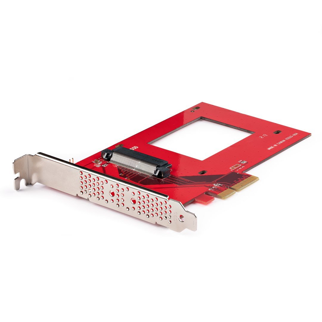 Startech Canada StarTech.com U.3 to PCIe Adapter Card, 4.0 x4 For 2.5" NVMe SSDs, SFF-TA-1001 PCI