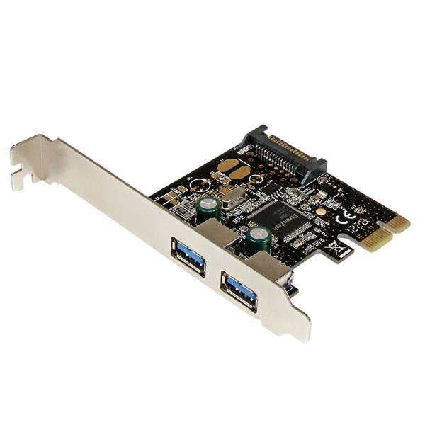Startech Canada StarTech.com 2 Port PCI Express PCIe SuperSpeed USB 3.0 Controller Card w/ SATA PEXUSB3S23