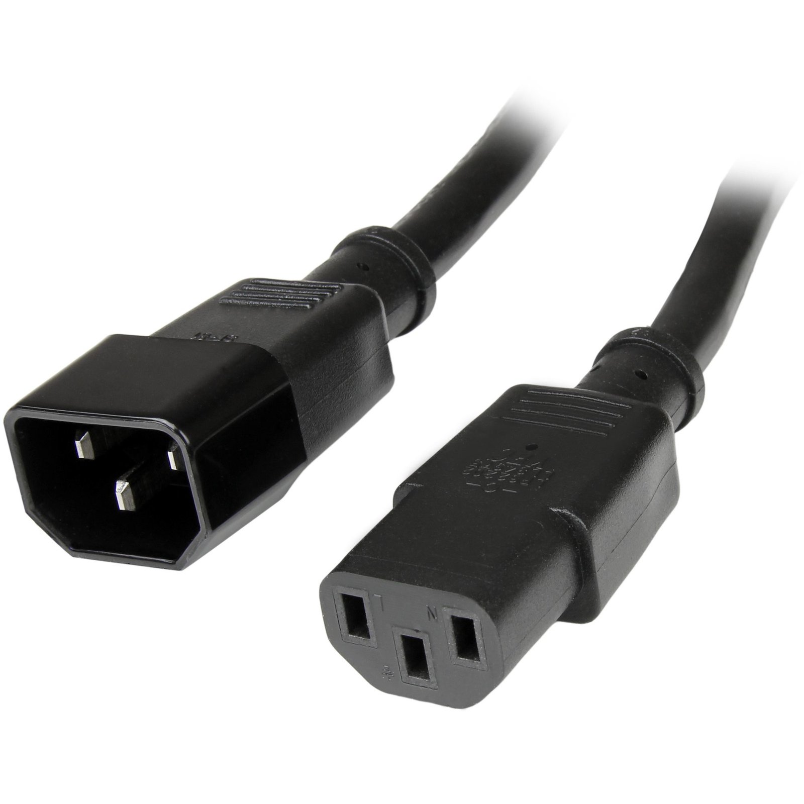 Startech Canada StarTech.com 10ft (3m) Power Extension Cord, C14 to C13, 10A 125V, 18AWG, Computer PXT10010