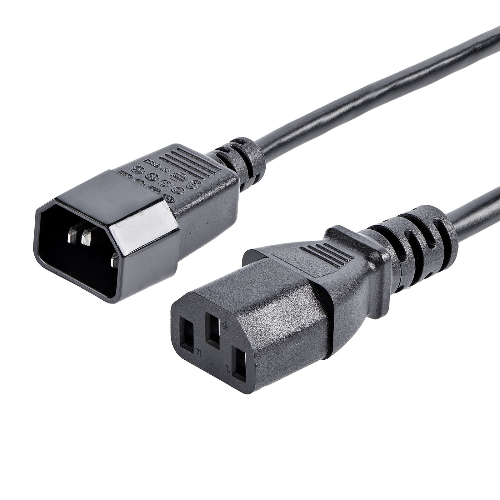 Startech Canada StarTech.com 6ft (1.8m) Power Extension Cord, C14 to C13, 10A 125V, 18AWG, Computer PXT100