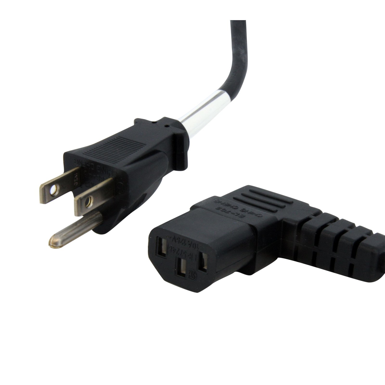 Startech Canada StarTech.com 6ft (1.8m) Computer Power Cord, NEMA 5-15P to Right Angle C13, 10A PXT101L