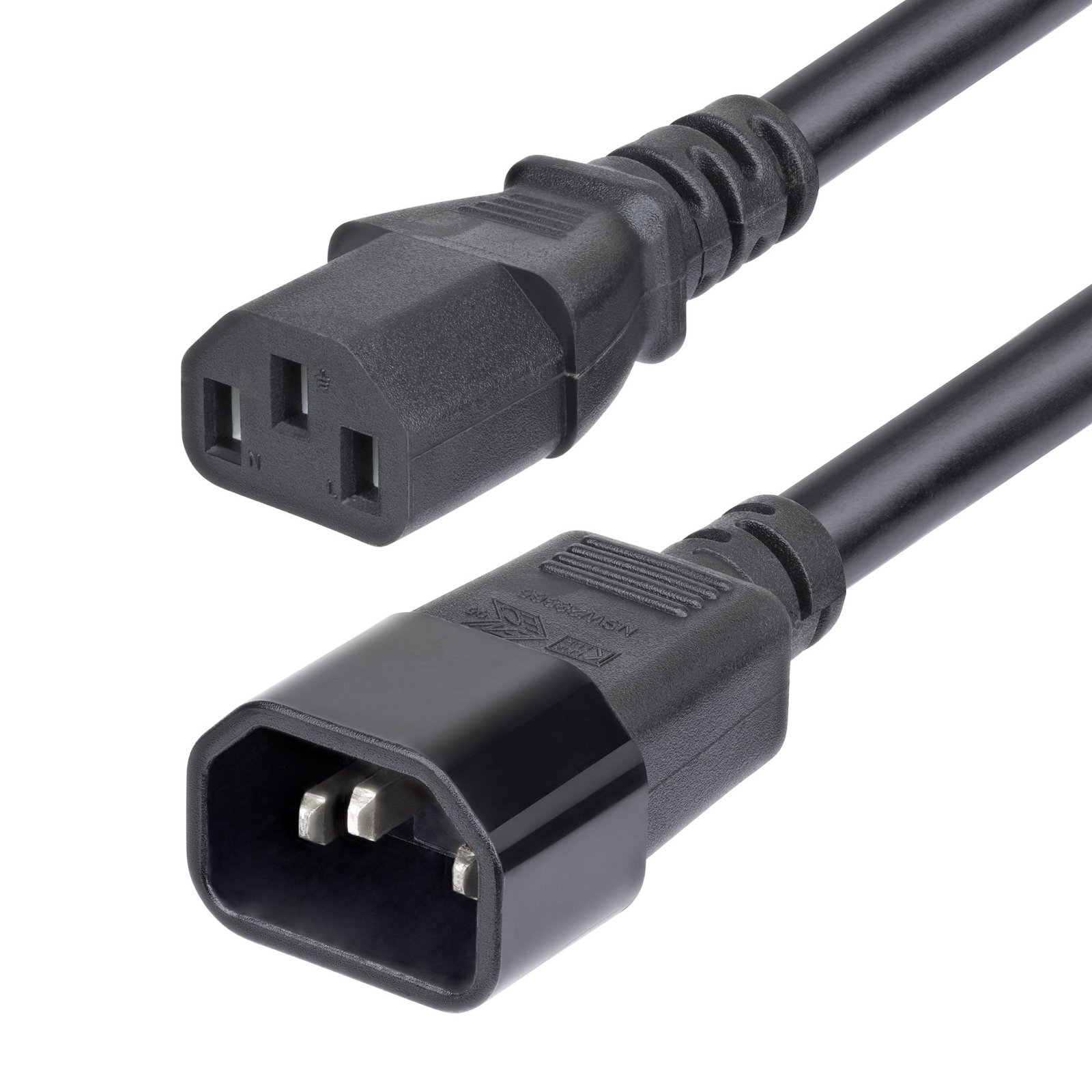 Startech Canada StarTech.com 15ft (4.5m) Power Extension Cord, C14 to C13 PDU 15A 250V, 14AWG, AC PXTC13C141415FNA