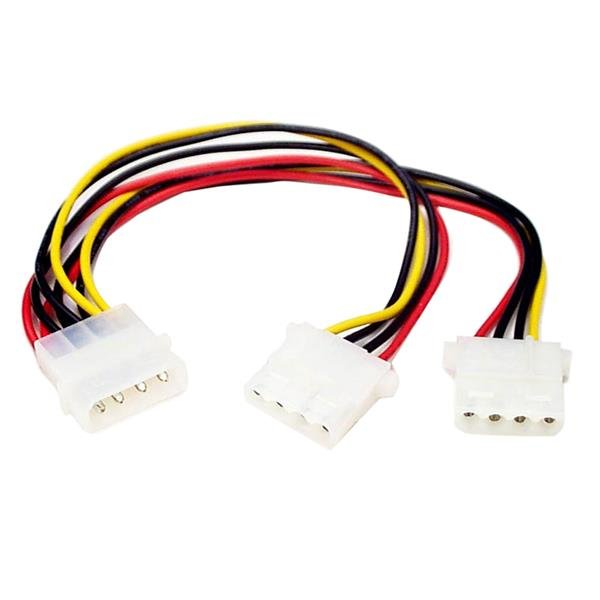 Startech Canada StarTech.com LP4 to 2x Power Y Splitter Cable M/F PYO2L