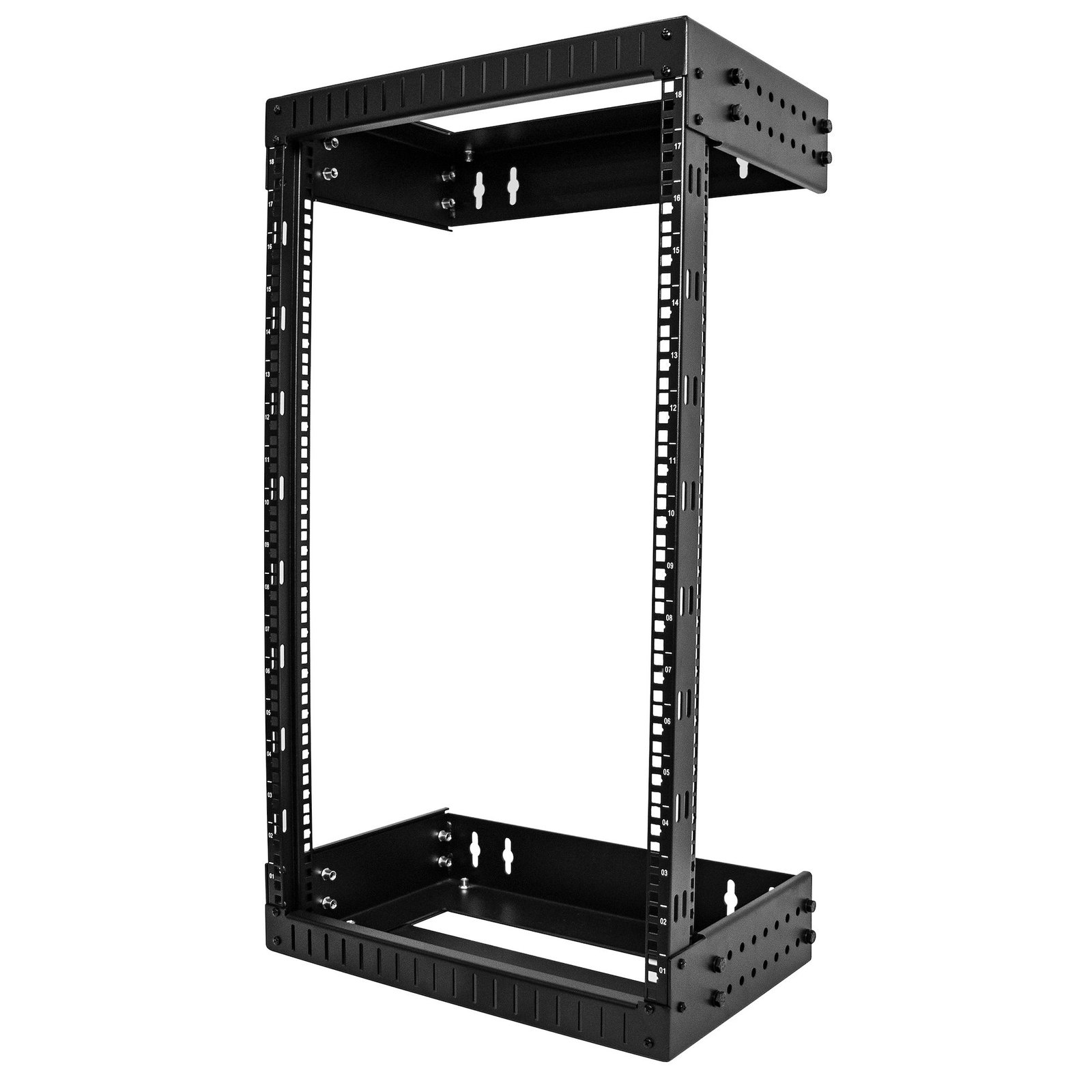 Startech Canada StarTech.com 2-Post 18U Heavy-Duty Wall Mount Network Rack, 19" Open Frame Server RACK-18U-20-WALL-OA
