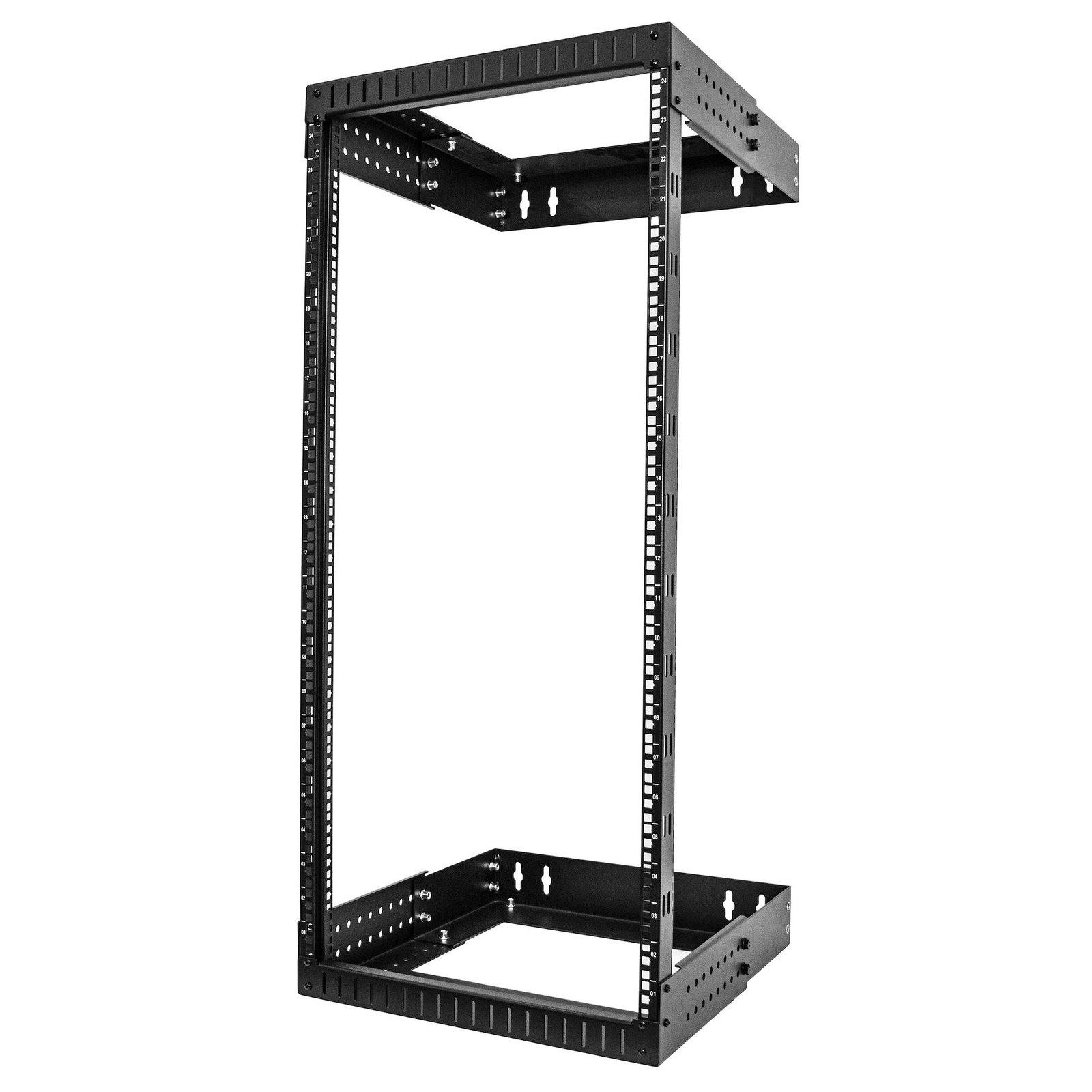 Startech Canada StarTech.com 2-Post 24U Heavy-Duty Wall Mount Network Rack, 19" Open Frame Server RACK-24U-20-WALL-OA