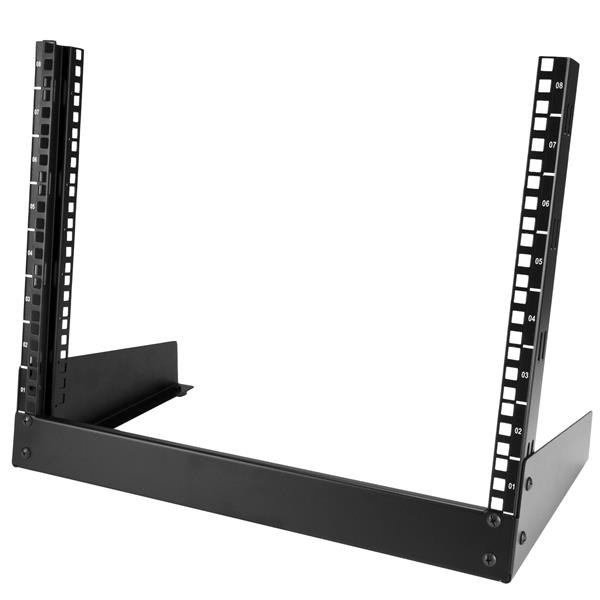 Startech Canada StarTech.com 2-Post 8U Desktop Server Rack, Small Open Frame 19in Computer Compact RK8OD
