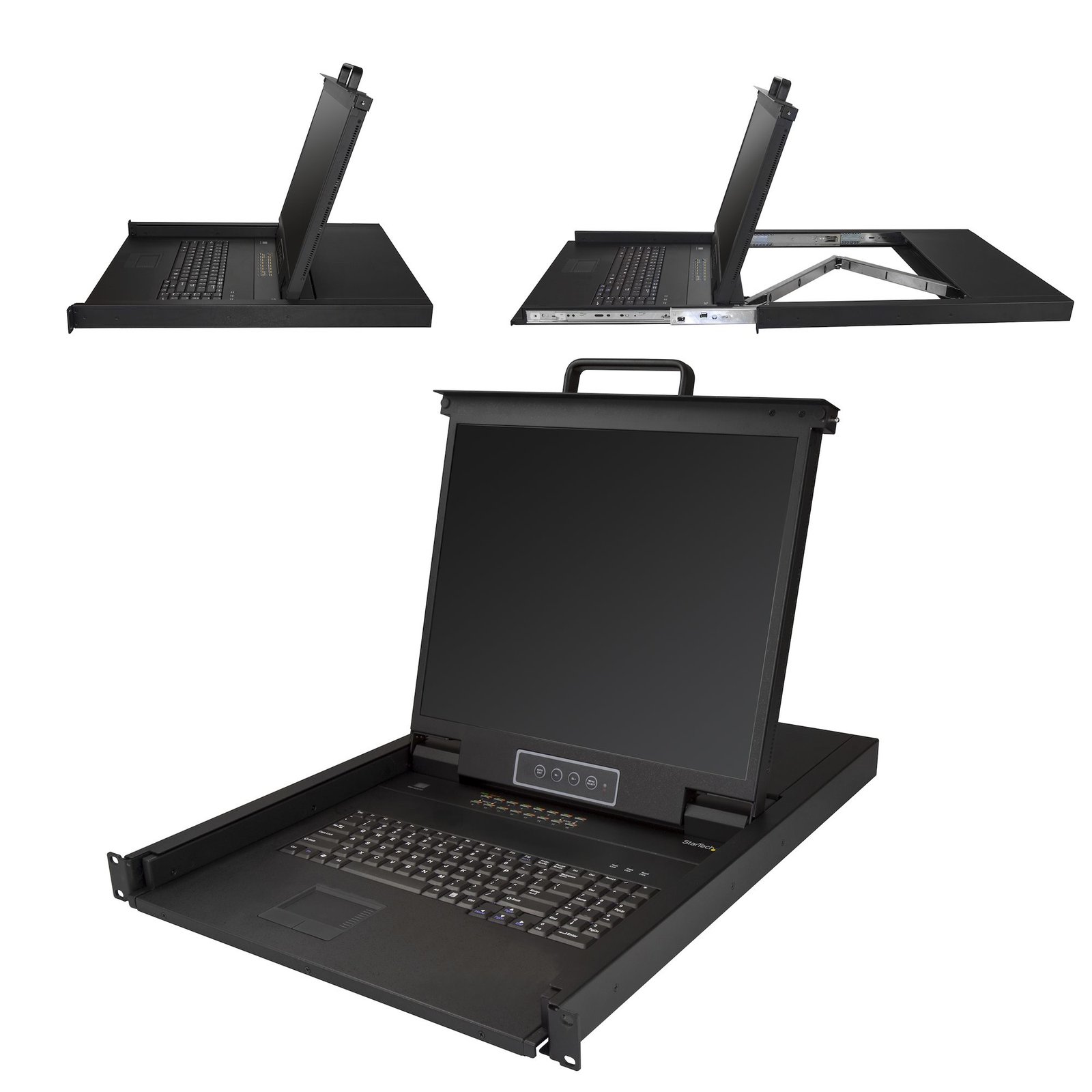 Startech Canada StarTech.com 16 Port Rackmount KVM Console w/ 6ft Cables - Integrated Switch 19" RKCONS1916K