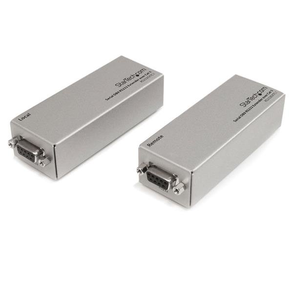 Startech Canada StarTech.com RS232 Serial over Cat5 Extender, 1 km (3300 ft) Range, Plug & Play, No RS232EXTC1