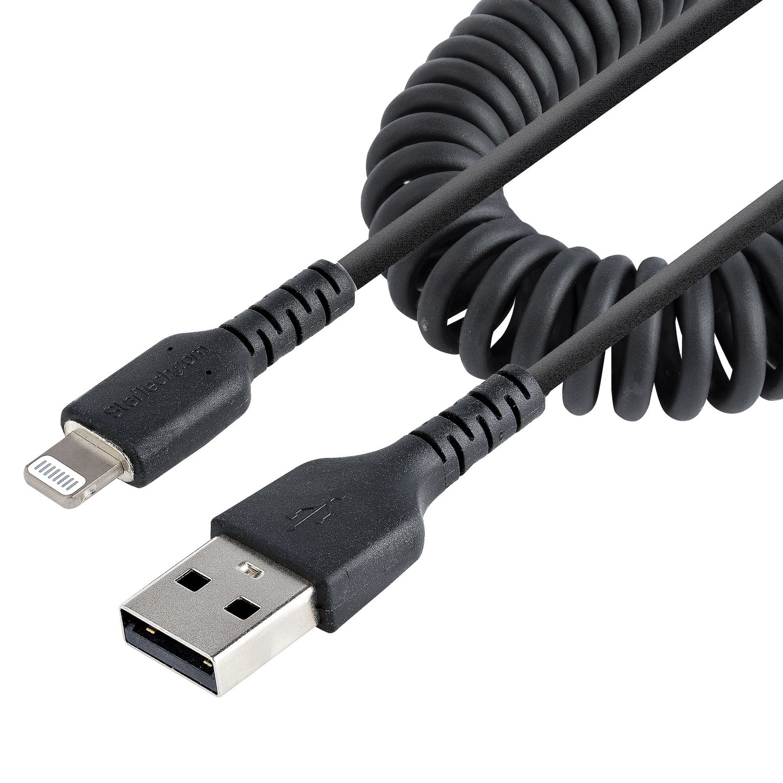 Startech Canada StarTech.com 50cm (20in) USB to Lightning Cable, MFi Certified, Coiled iPhone RUSB2ALT50CMBC