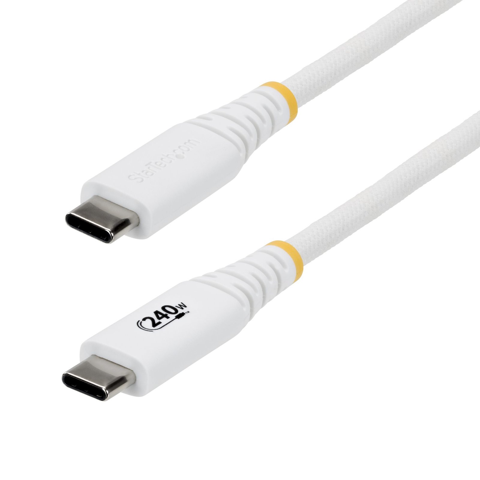 Startech Canada StarTech.com 6ft (1.8m) USB-C Charging Cable, Durable and Ultra-Flexible, 240W (5A) S2CEPR6FW-USB-CABLE
