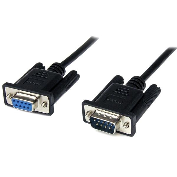 Startech Canada StarTech.com 2m Black DB9 RS232 Serial Null Modem Cable F/M SCNM9FM2MBK