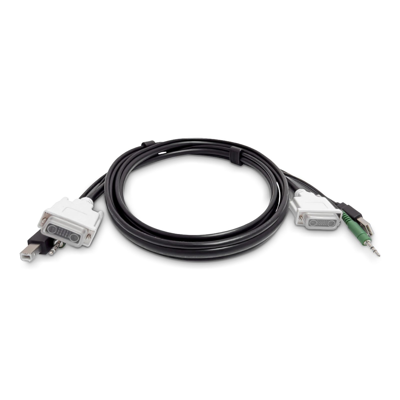 Startech Canada StarTech.com 6ft (1.8m) DVI KVM Cable, USB 2.0, 3.5mm Audio, Universally Compatible SKDVMMKVM06-TAA