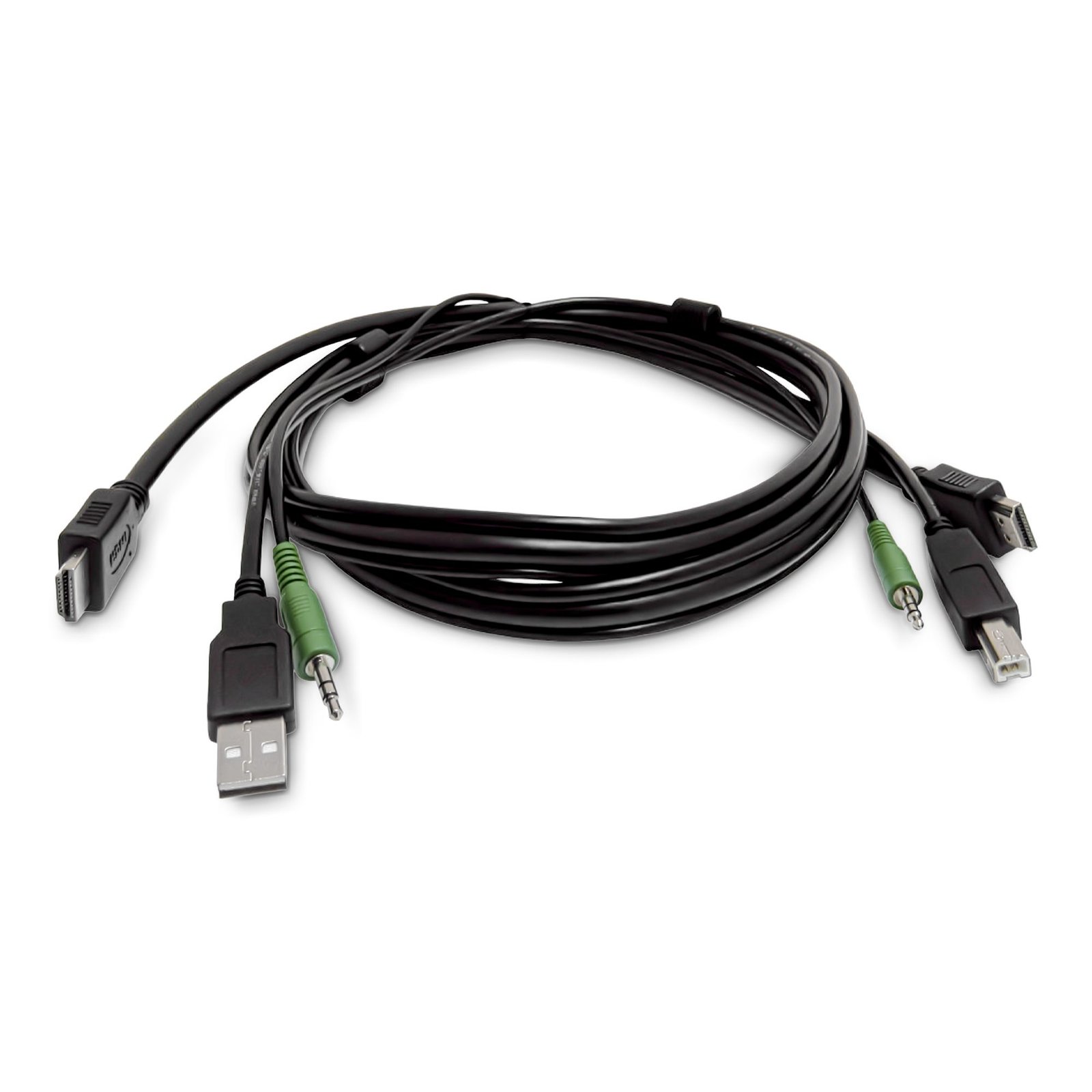 Startech Canada StarTech.com 10ft (3m) HDMI KVM Cable, USB 2.0, 3.5mm Audio, Universally Compatible SKHDMMKVM-10-TAA