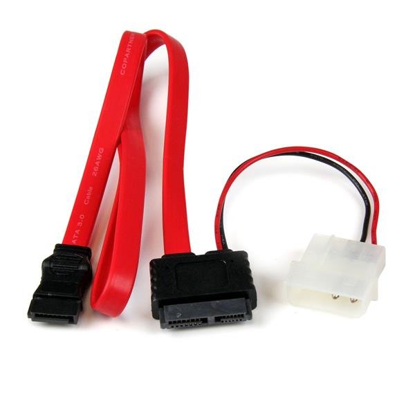Startech Canada StarTech.com 36in Slimline SATA to with LP4 Power Cable Adapter SLSATAF36