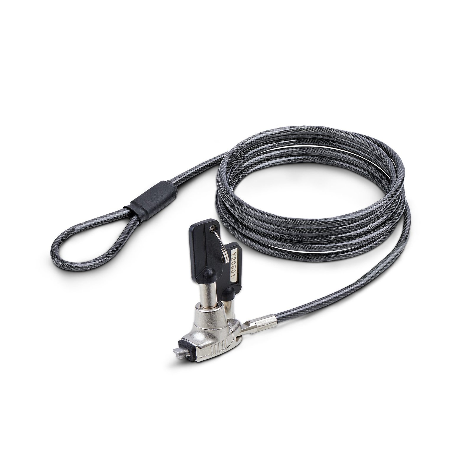 Startech Canada StarTech.com Slim Lock Noble Wedge® Slot Compatible, 5ft (1.5m) Locking Cable, SNBLK-LAPTOP-LOCK