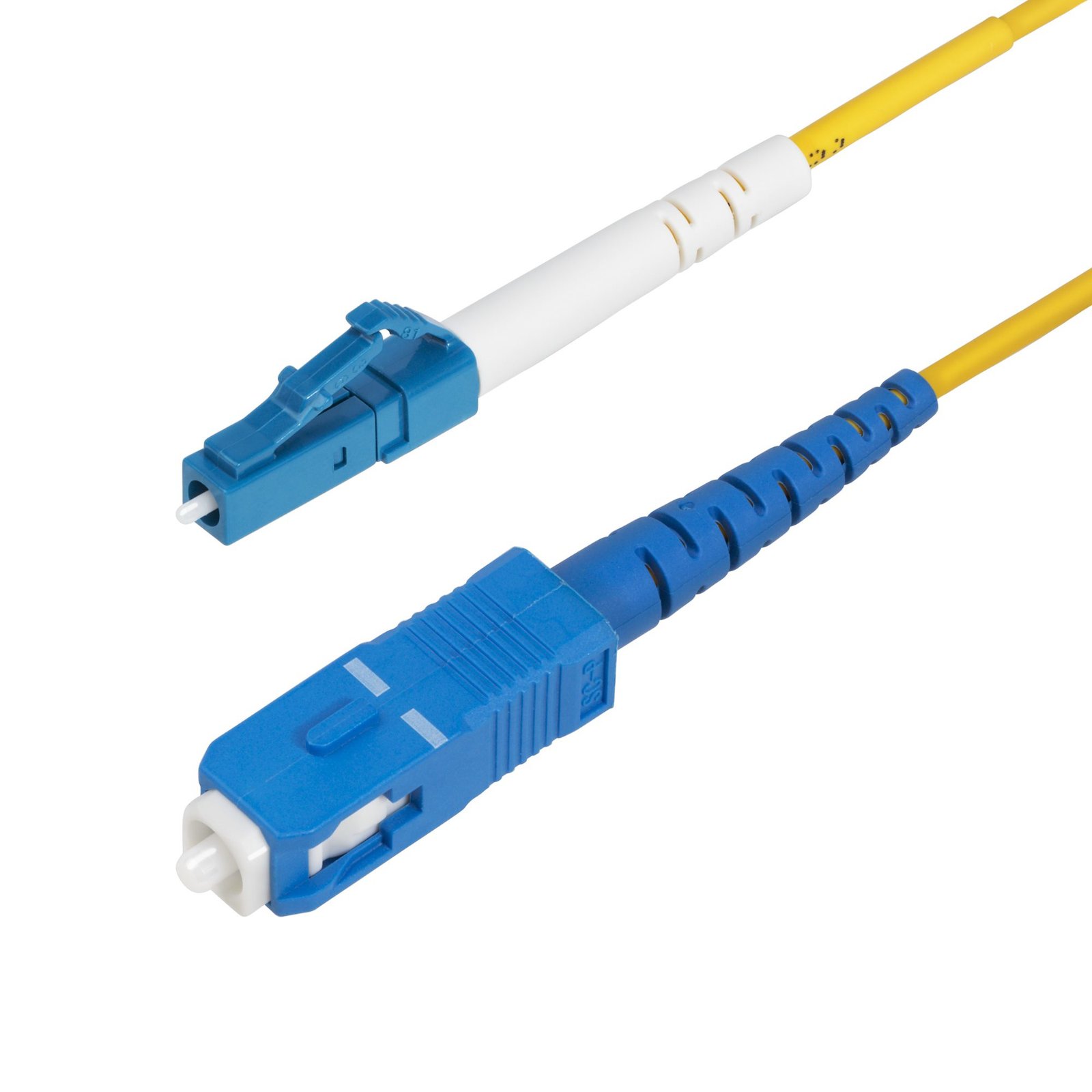 Startech Canada StarTech.com 15m (49.2ft) LC to SC (UPC) OS2 Single Mode Simplex Fiber Optic Cable, SPSMLCSC-OS2-15M