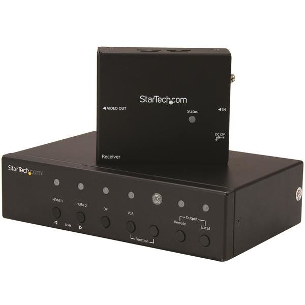Startech Canada StarTech.com Multi-Input HDBaseT Extender with Built-in Switch - DisplayPort, VGA STDHVHDBT