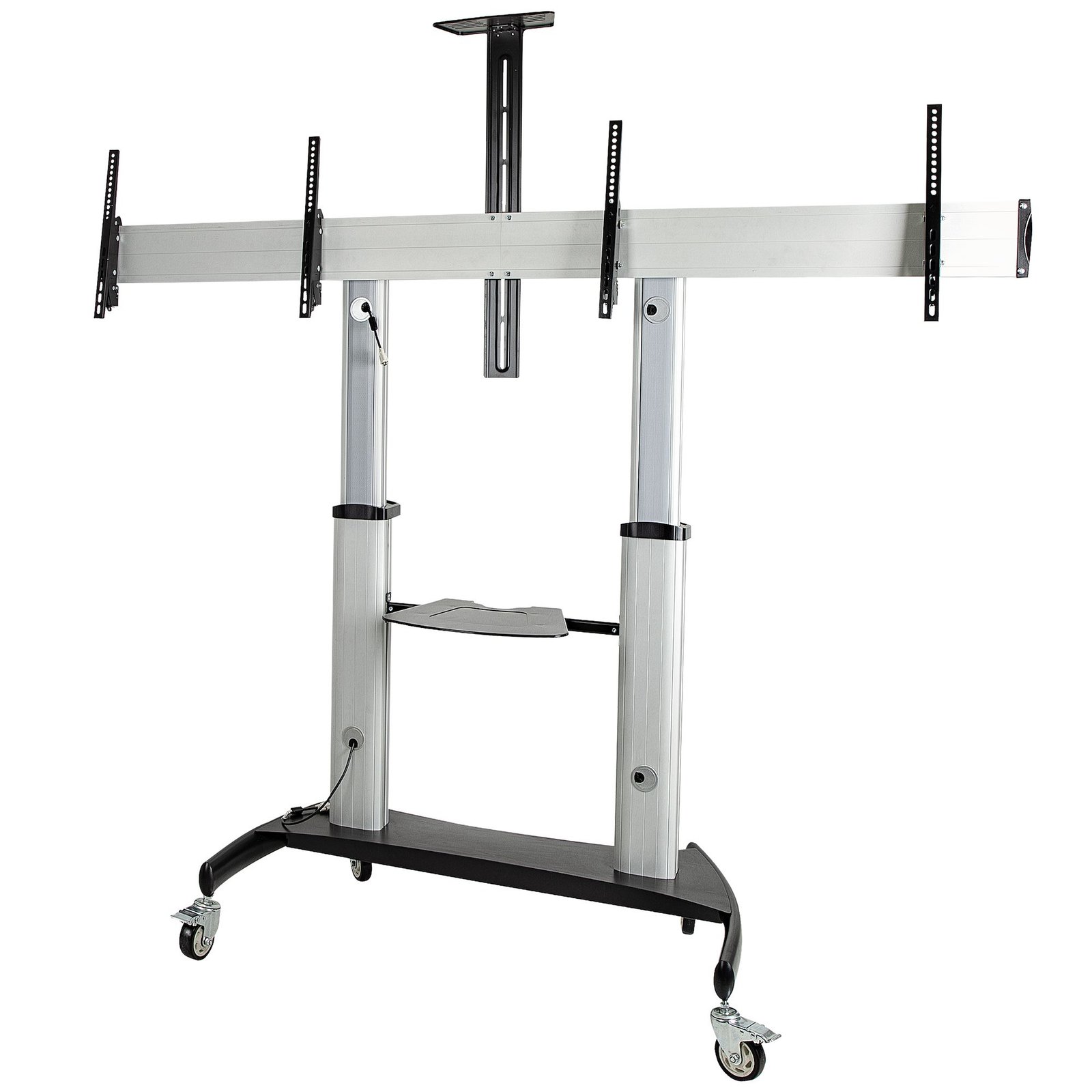 Startech Canada StarTech.com Dual TV Cart for 37-60in VESA TVs up to 110lb/50kg each - Height