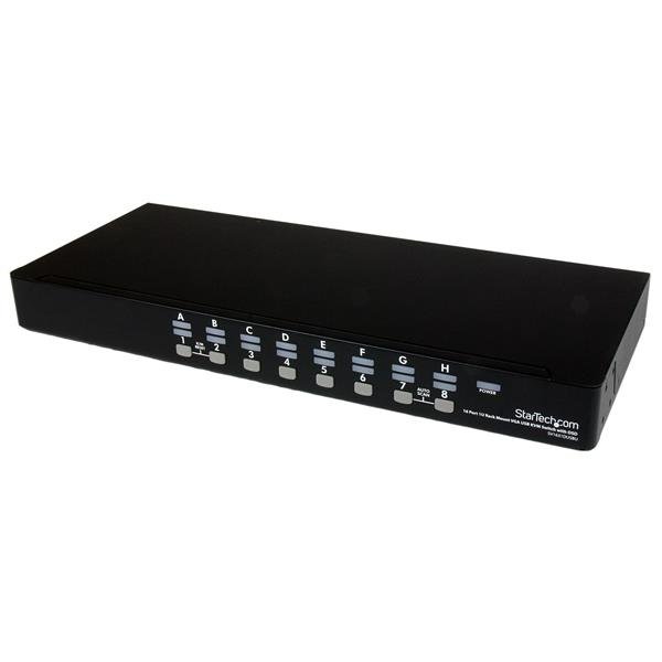 Startech Canada StarTech.com 16 Port 1U Rackmount USB KVM Switch Kit with OSD and Cables - TAA SV1631DUSBUK