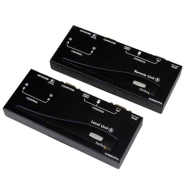 Startech Canada StarTech.com Long Range USB VGA KVM Console Extender over Cat5 UTP - 1000 ft SV565UTPUL
