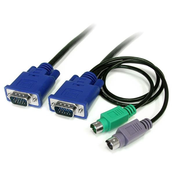 Startech Canada StarTech.com 6 ft 3-in-1 Ultra Thin PS/2 KVM Cable SVECON6
