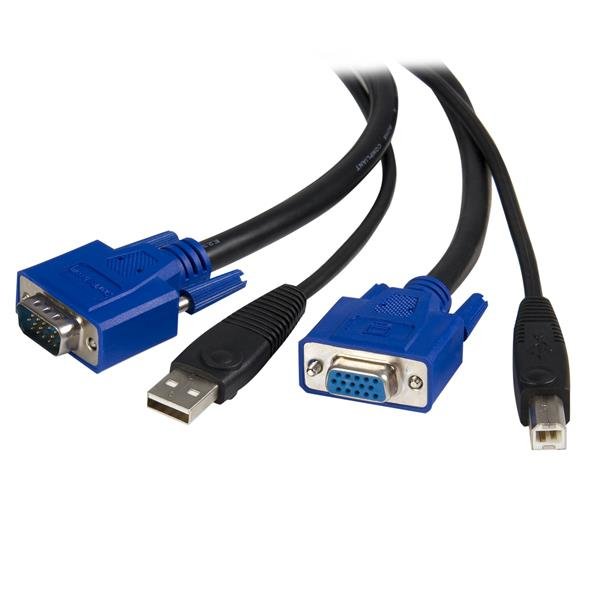 Startech Canada StarTech.com 15 ft 2-in-1 Universal USB KVM Cable SVUSB2N1_15