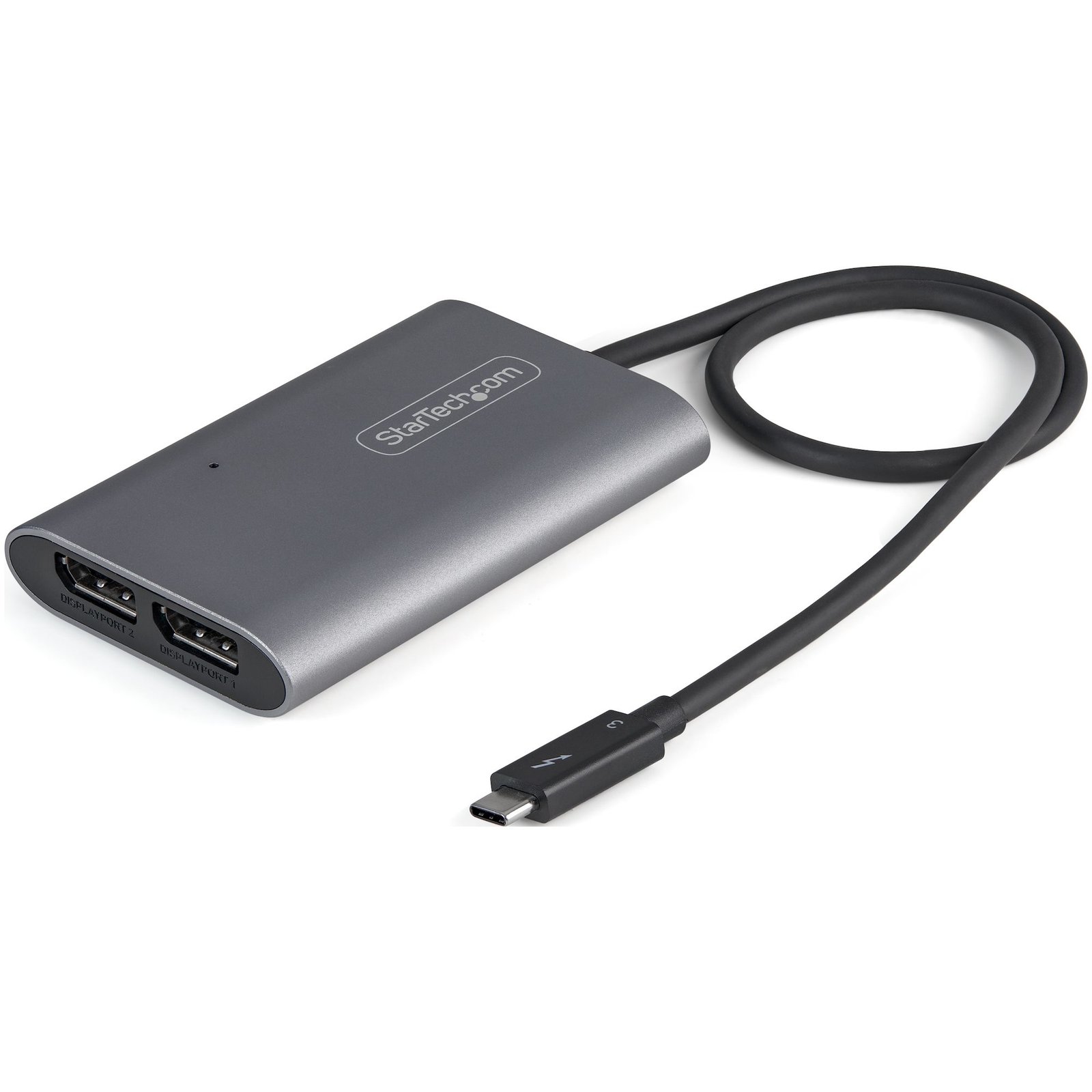 Startech Canada StarTech.com Thunderbolt to Dual DisplayPort Adapter DP 1.4, 4K 60Hz or Single TB32DP14