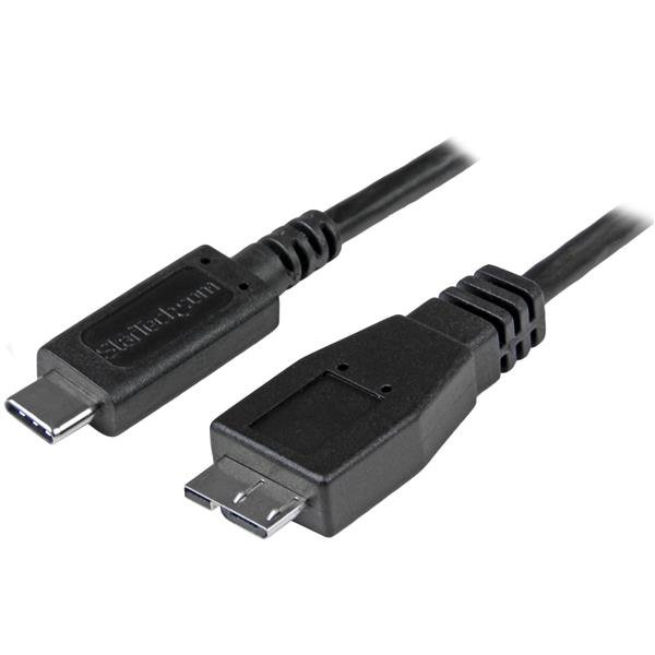 Startech Canada StarTech.com 3ft (1m) USB-C to Micro USB-B Cable, USB 10Gbps, Data Cord, 3A, C USB31CUB1M