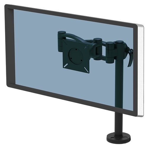 Fellowes Vista Single Monitor Arm - Mount for 10KG 32 Inch Screens - Adjustable Desk - Pan 180° 8041601