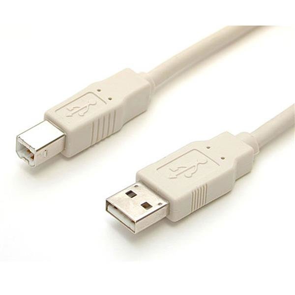Startech Canada StarTech.com 15 ft Beige A to B USB 2.0 Cable - M/M USBFAB_15
