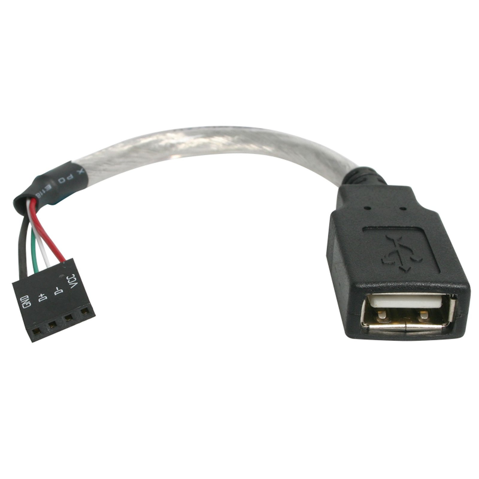 Startech Canada StarTech.com 6in USB 2.0 Cable - A Female to Motherboard 4 Pin Header F/F USBMBADAPT