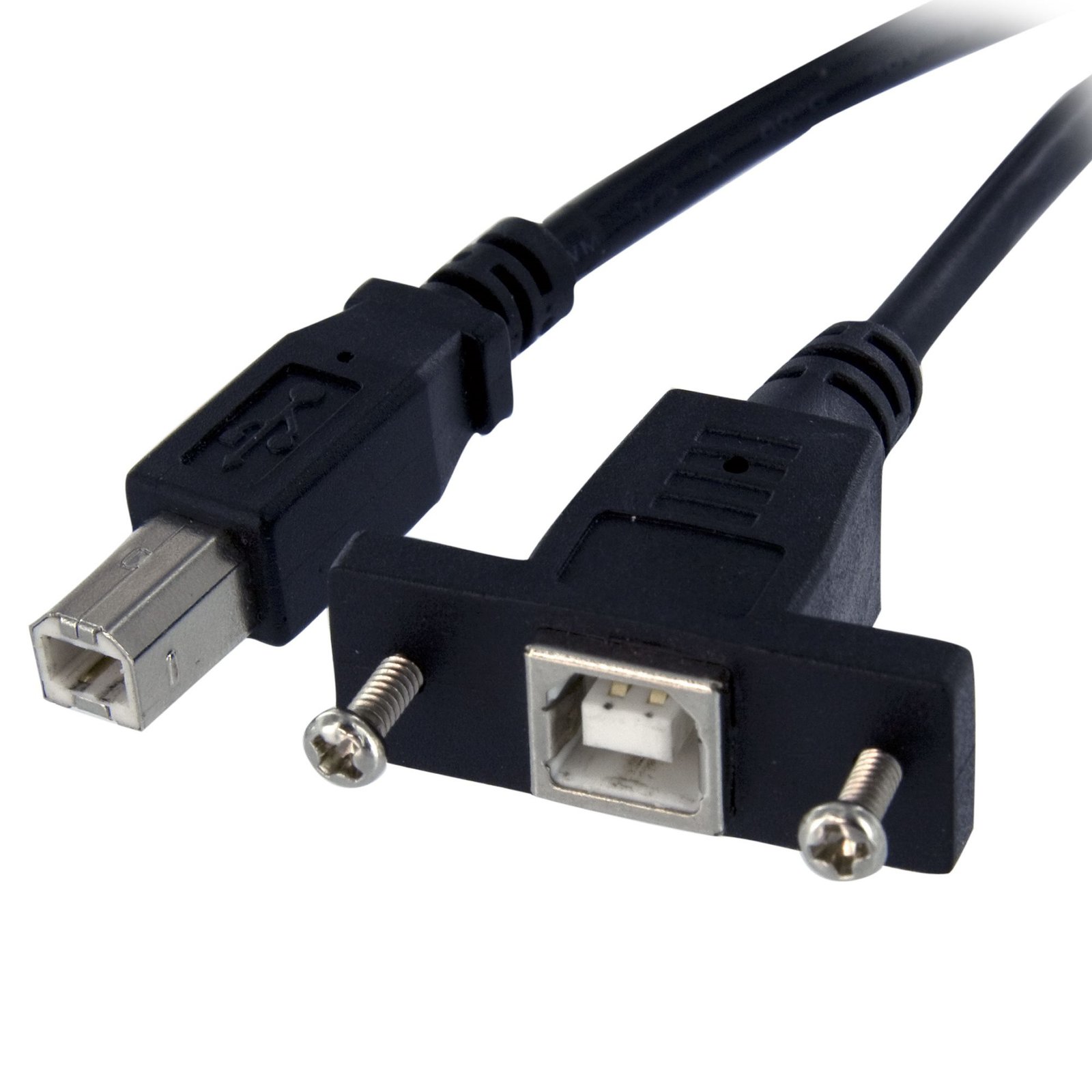 Startech Canada StarTech.com 1 ft Panel Mount USB Cable B to - F/M USBPNLBFBM1