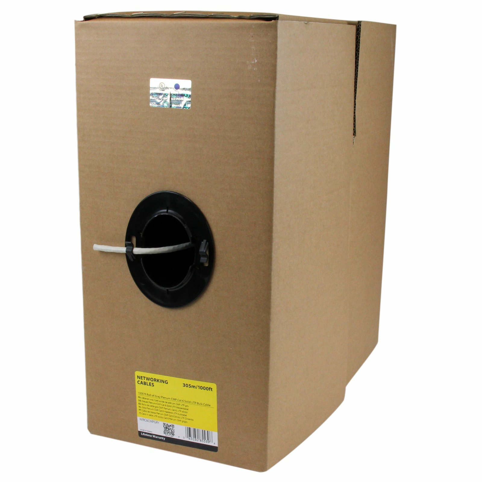 Startech Canada StarTech.com Bulk Cat 6 Ethernet Cable - 1000 ft. - Solid - CMP/FT6 Plenum Fire