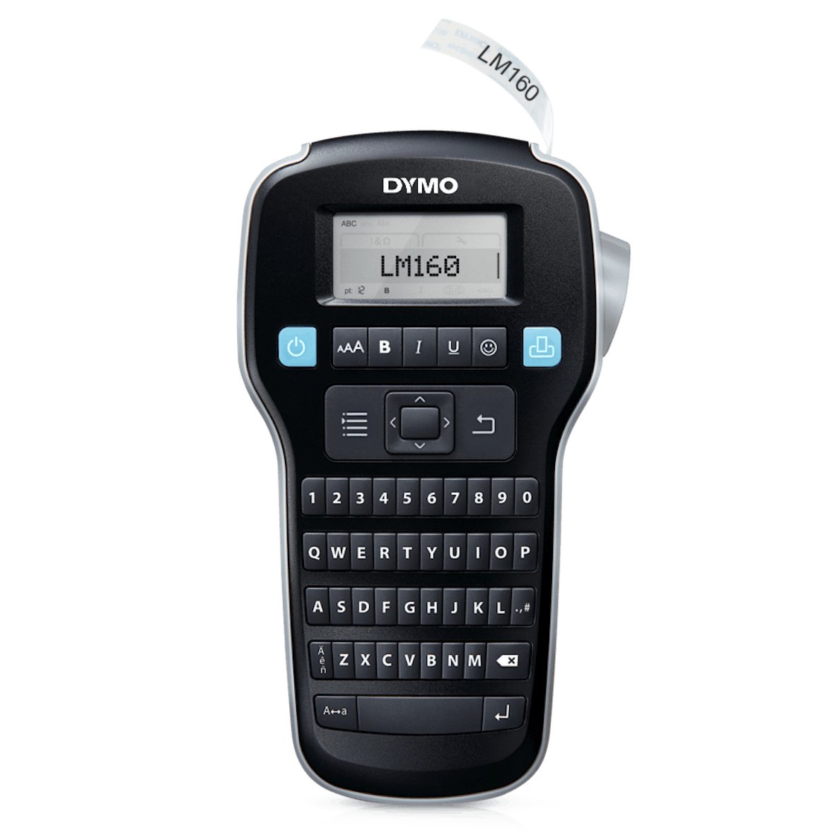 DYMO LabelManager 160 label printer Thermal transfer x DPI 12 mm/sec D1 2175086