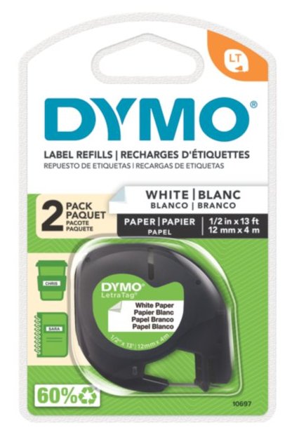 DYMO LetraTag White Self-adhesive printer label 2174536